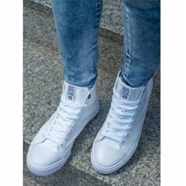 Baskets montantes classiques pour hommes Big Star FF174551 Blanc 2
