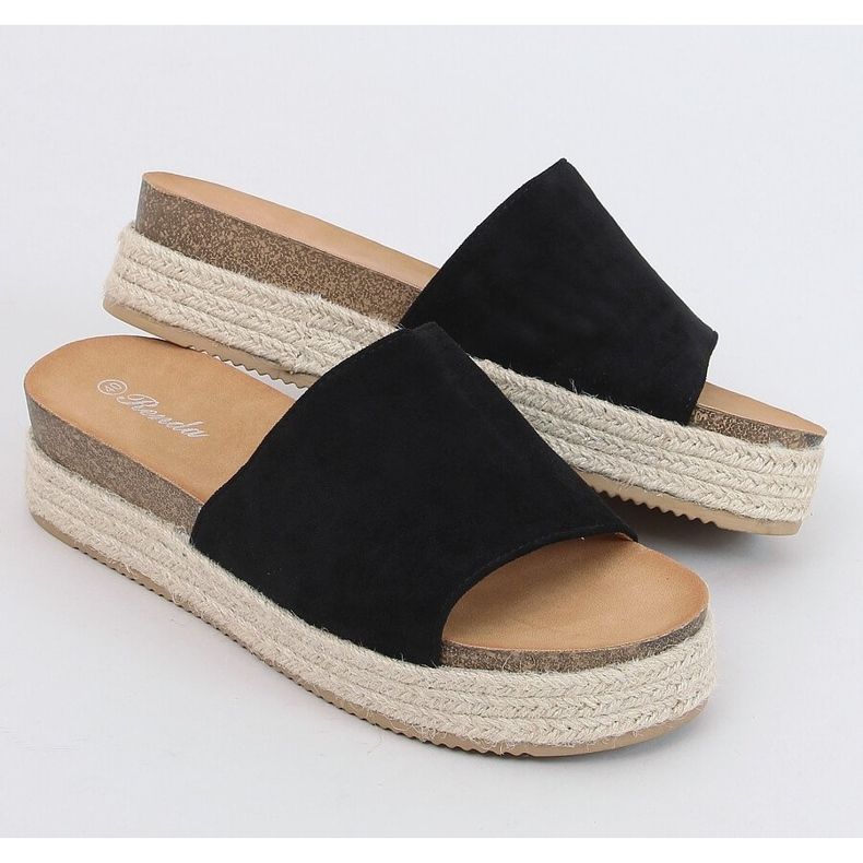 Chaussons Espadrilles Noir 10-215 Noir le noir 1