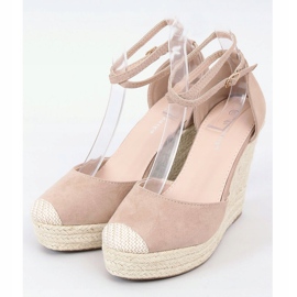 Espadrilles sur un coin beige 3010 Beige 1 Espadrilles sur un coin beige 3010 Beige 1