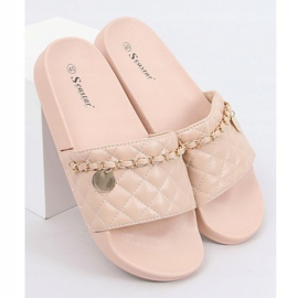 Rose CK189P Chaussons roses 1 Rose CK189P Chaussons roses 1