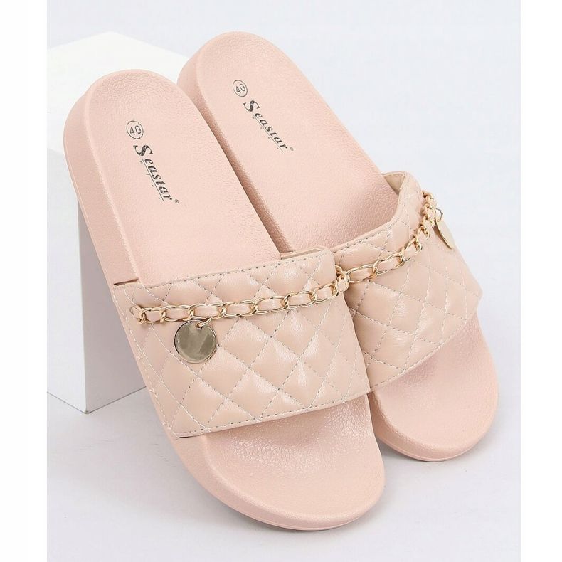 Rose CK189P Chaussons roses 1 Rose CK189P Chaussons roses 1