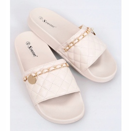 CK189P Chaussons beiges beiges 1
