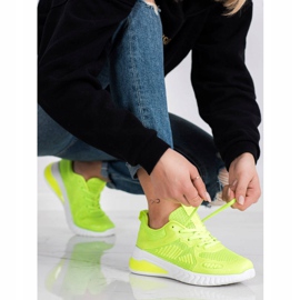 SHELOVET Chaussures de sport ajourées vert 1