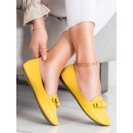 SHELOVET Seigneurs jaunes avec cuir écologique 1