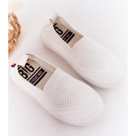 Baskets à enfiler pour enfants Big Star HH374105 blanches 2