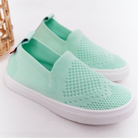 Baskets à enfiler pour enfants Big Star HH374101 Menthe vert 2