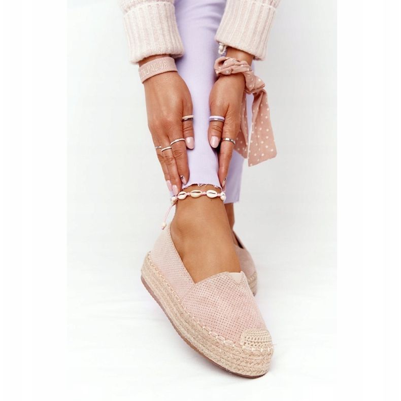Espadrilles On The Straw Platform Beige Highway 2