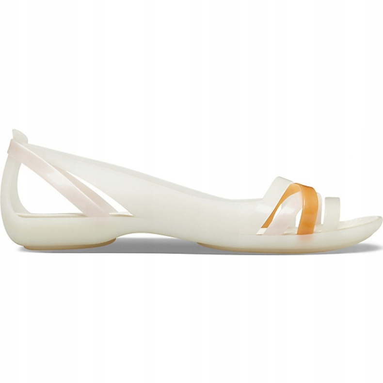 Sandales Crocs Isabella Huarche 2 Flat W blanc 204912 12U 1
