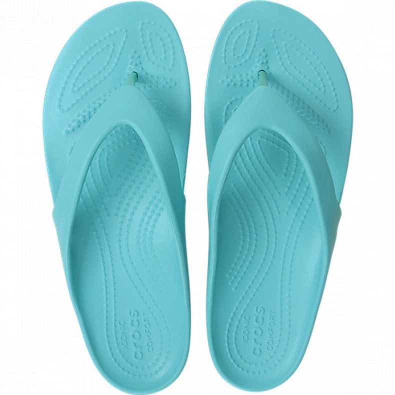 Sandales Crocs Kadee Ii Flip W pour femmes turquoise 202492 40M bleu 2