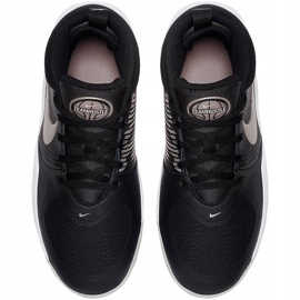Nike Team Hustle D 9 noir-gris-blanc AQ4224 001 chaussures pour enfants le noir le noir 1