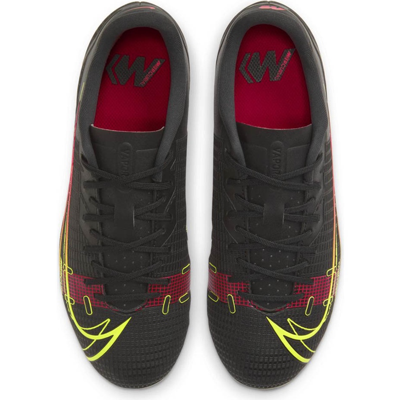 Nike Mercurial Vapor 14 Academy FG / MG Junior CV0811 090 chaussures de football noir noir 1