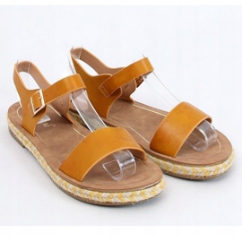 Sandales espadrilles mielTH005 Jaune 3