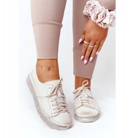 Chaussures en cuir femme Maciejka 05054-25 Doré 2