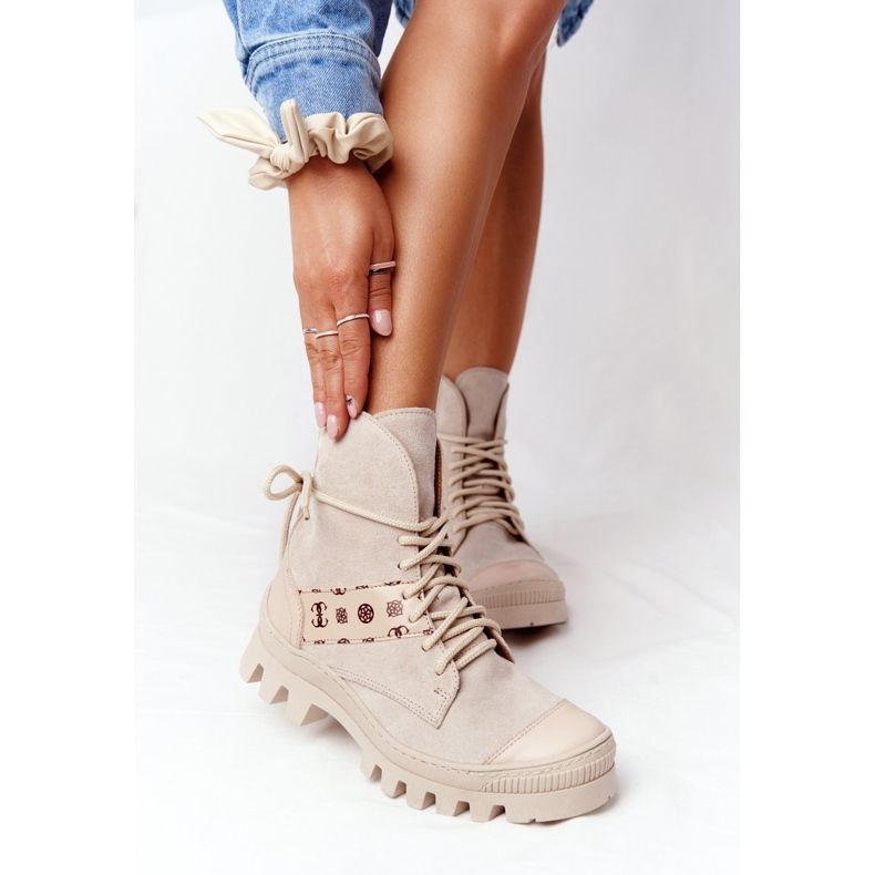 Bottes en daim Workery Lewski Shoes 2942-0 Light Beż beige 2