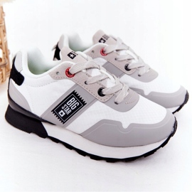 Chaussures de sport pour enfants en mousse à mémoire Big Star HH374168 Blanc 2