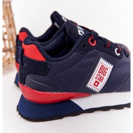 Chaussures de sport pour enfants en mousse à mémoire Big Star HH374171 bleu marine 1