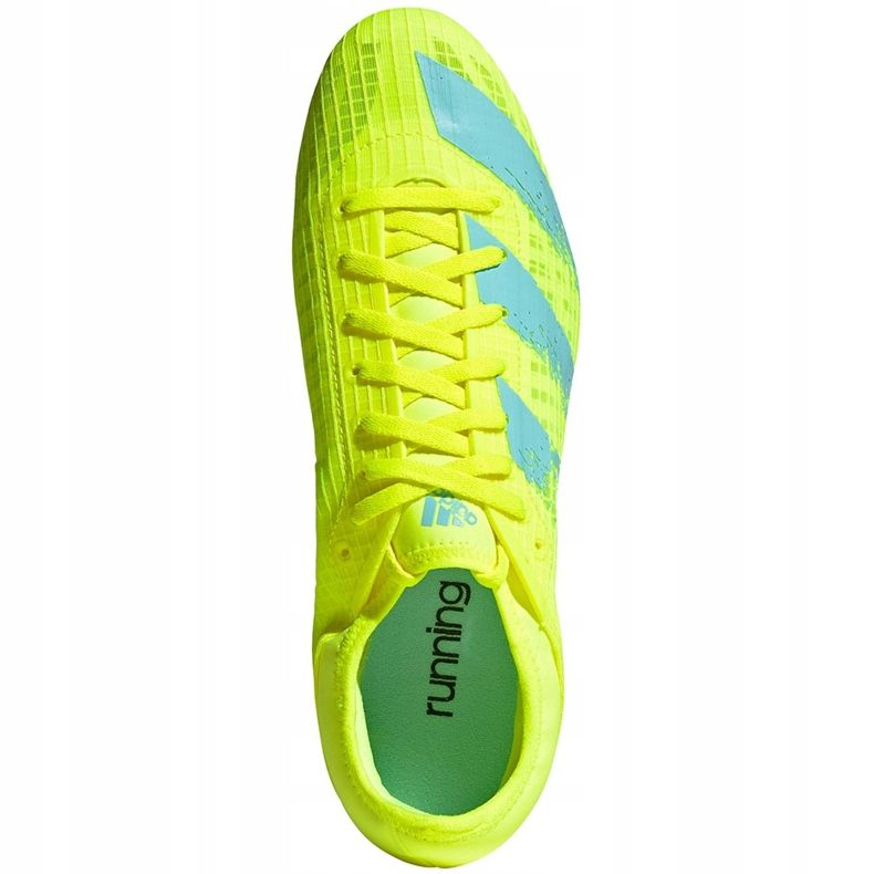 Chaussures homme adidas Sprintstar pointes vertes FW2237 1