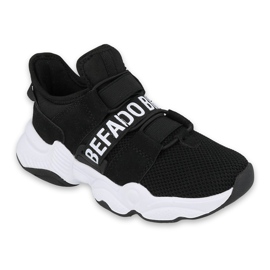 Chaussures enfant Befado 516X066 blanche le noir 1