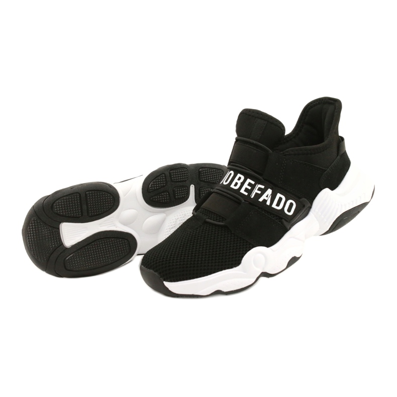 Chaussures enfant Befado 516X066 blanc noir 3