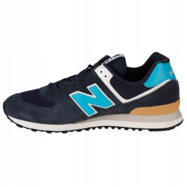 New Balance M ML574MS2 bleu marin 1
