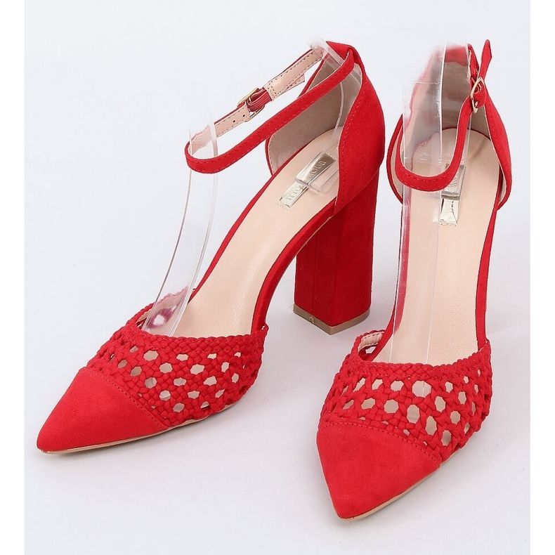 Escarpins talons hauts exposés rouge 1JB-19228 Rouge 1 Escarpins talons hauts exposés rouge 1JB-19228 Rouge 1