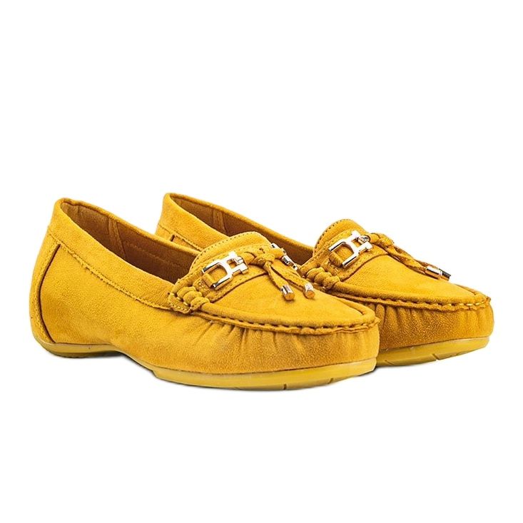 Mocassins moutarde Darren jaune 1