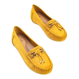 Mocassins moutarde Darren jaune 2