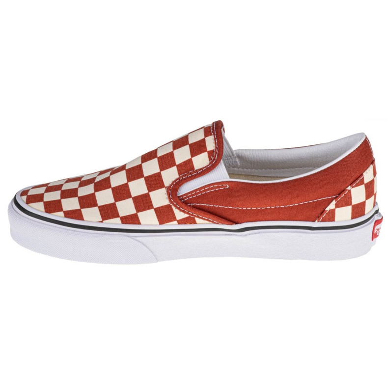 Vans Classic Slip-On W VN0A4U38WS21 blanche orange 1 Vans Classic Slip-On W VN0A4U38WS21 blanche orange 1