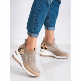 ARTIKER Baskets à enfiler à imprimé Moro brun 1 ARTIKER Baskets à enfiler à imprimé Moro brun 1