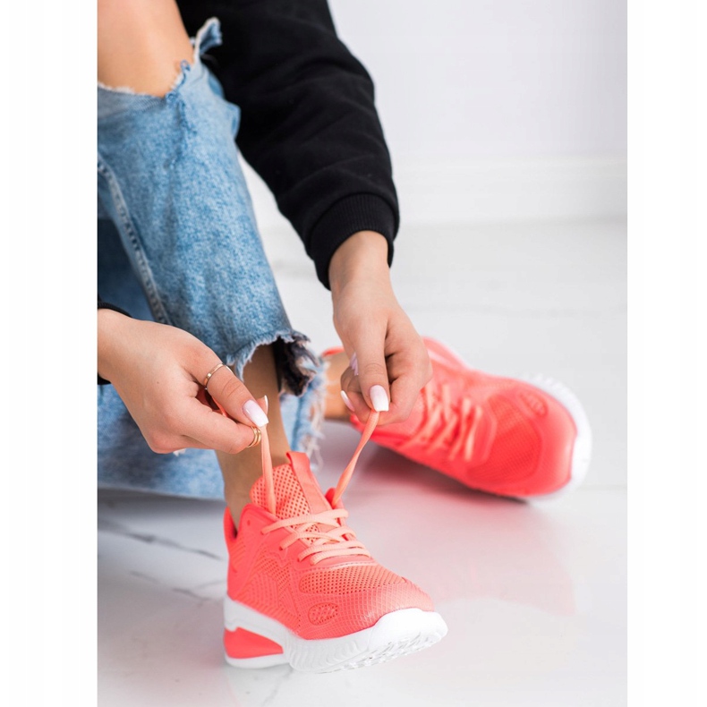 SHELOVET Chaussures de sport ajourées orange 1