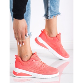 SHELOVET Chaussures de sport ajourées orange 2