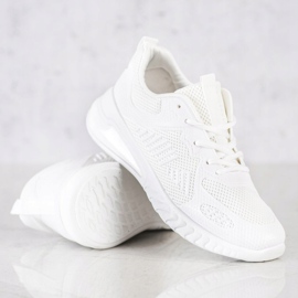 SHELOVET Chaussures de sport ajourées blanc 1