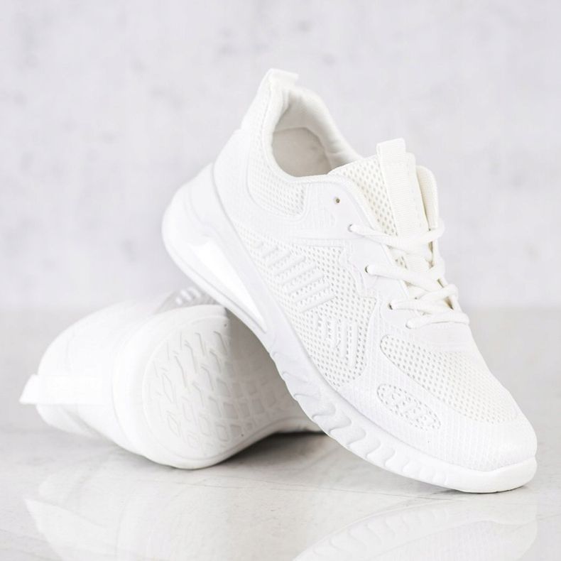 SHELOVET Chaussures de sport ajourées blanc 1