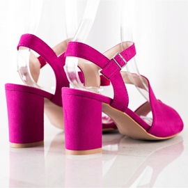 S. BARSKI Sandales à talons à la mode par S.BARSKI rose 1