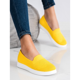 Via Giulia  Slipons sur la plate-forme jaune 3