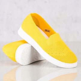 Via Giulia  Slipons sur la plate-forme jaune 2