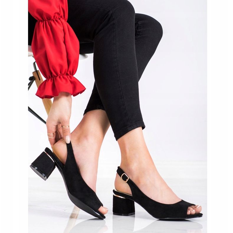 Goodin Sandales décontractées sur un bar noir 2