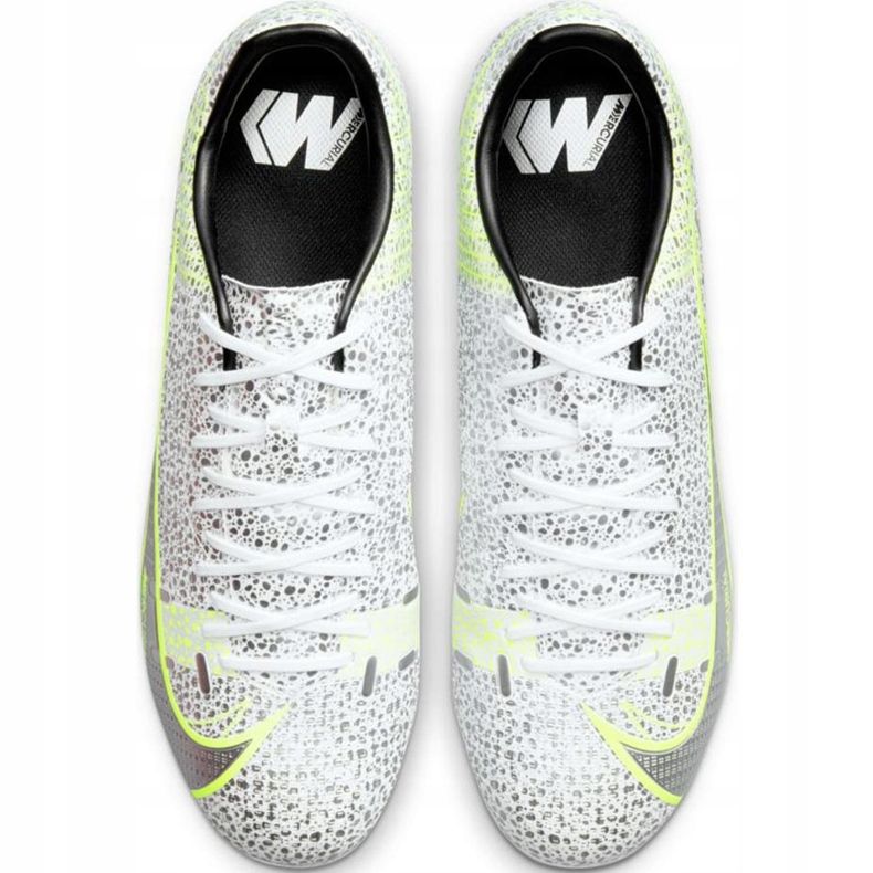 Nike Mercurial Vapor 14 Academy FG / MG CU5691 107 chaussures de football argent 1