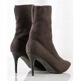 Sabatina Bottes de printemps sur un talon haut multicolore vert 2