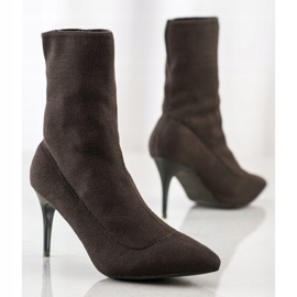 Sabatina Bottes de printemps sur un talon haut multicolore vert 3