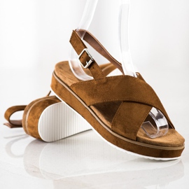 Goodin Sandales marron sur la plate-forme brun 2 Goodin Sandales marron sur la plate-forme brun 2