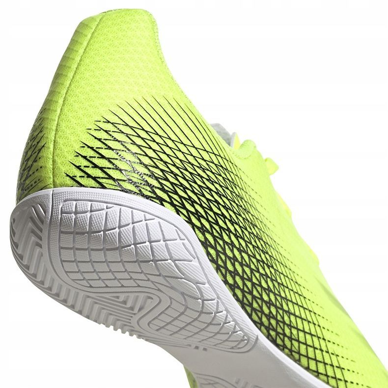 Adidas X Ghosted.4 In chaussures de football jaune-noir-blanc FW6906 jaunes 2