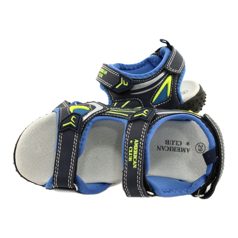 American Club Insert en cuir américain RL23 bleu marin bleu vert 3