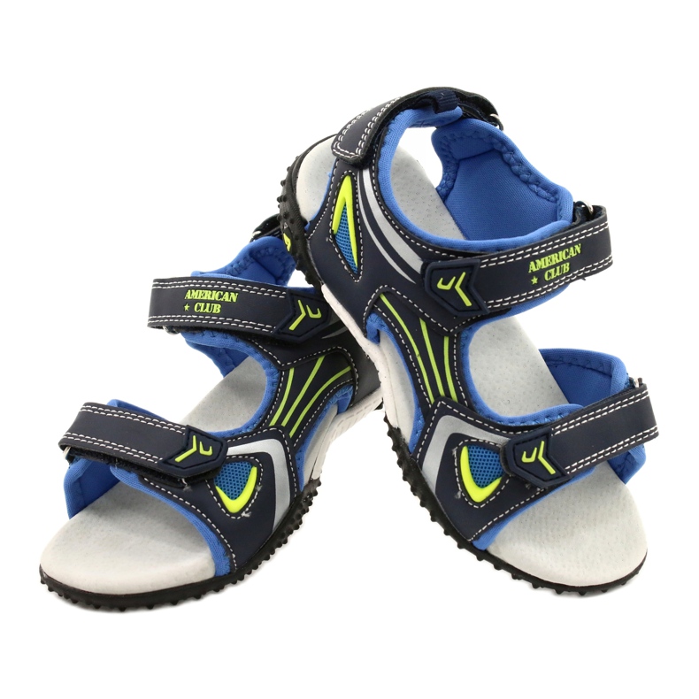 American Club Insert en cuir américain RL23 bleu marin bleu vert 4