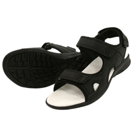 American Club Sandales de sport Insert en cuir HL09 / 21 Noir le noir 2