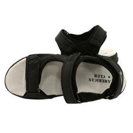 American Club Sandales de sport Insert en cuir HL09 / 21 Noir 3