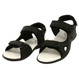 American Club Sandales de sport Insert en cuir HL09 / 21 Noir le noir 1