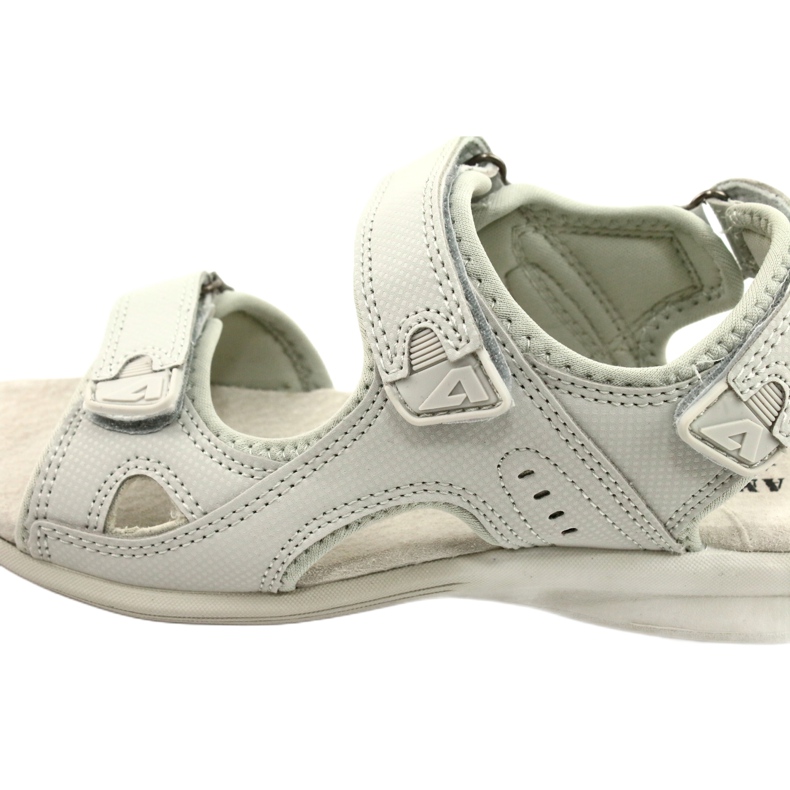 American Club Sandales de sport Insert en cuir HL09 / 21 Gris clair 5