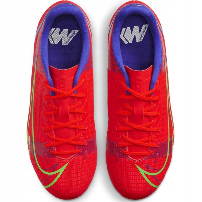 Chaussure de football Nike Mercurial Vapor 14 Academy FG / MG Junior CV0811 600 rouge rouge 1