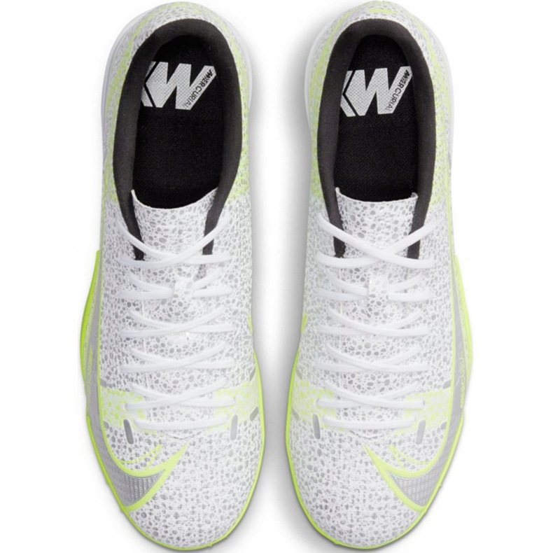 Nike Mercurial Vapor 14 Academy Tf CV0978 107 chaussures de football blanche blanche 1
